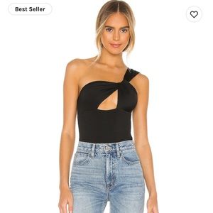 One shoulder bodysuit